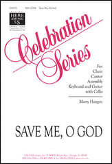 Save Me O God Unison choral sheet music cover